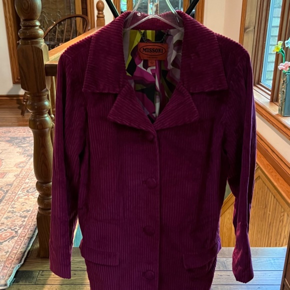 MISSONI for TargetCorduroy Ladies 3/4 length Coat - Picture 3 of 7